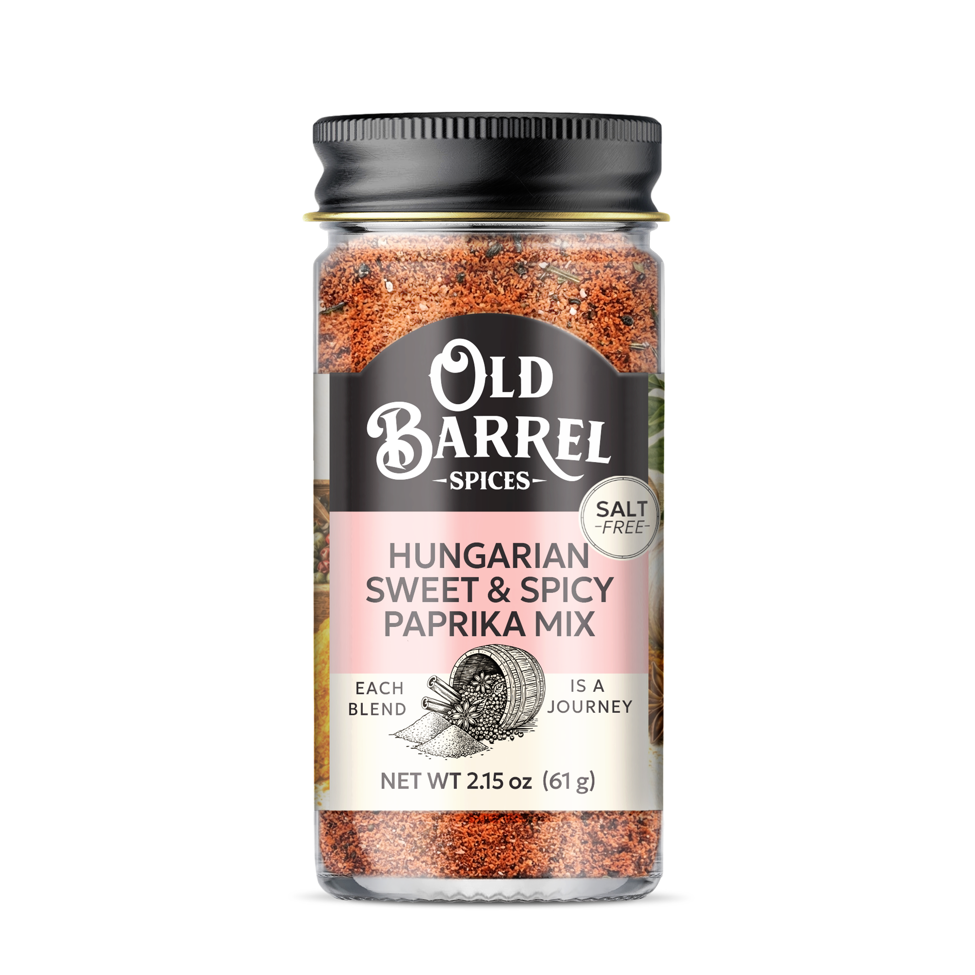 Hungarian Sweet & Spicy Paprika Mix (Salt-Free)