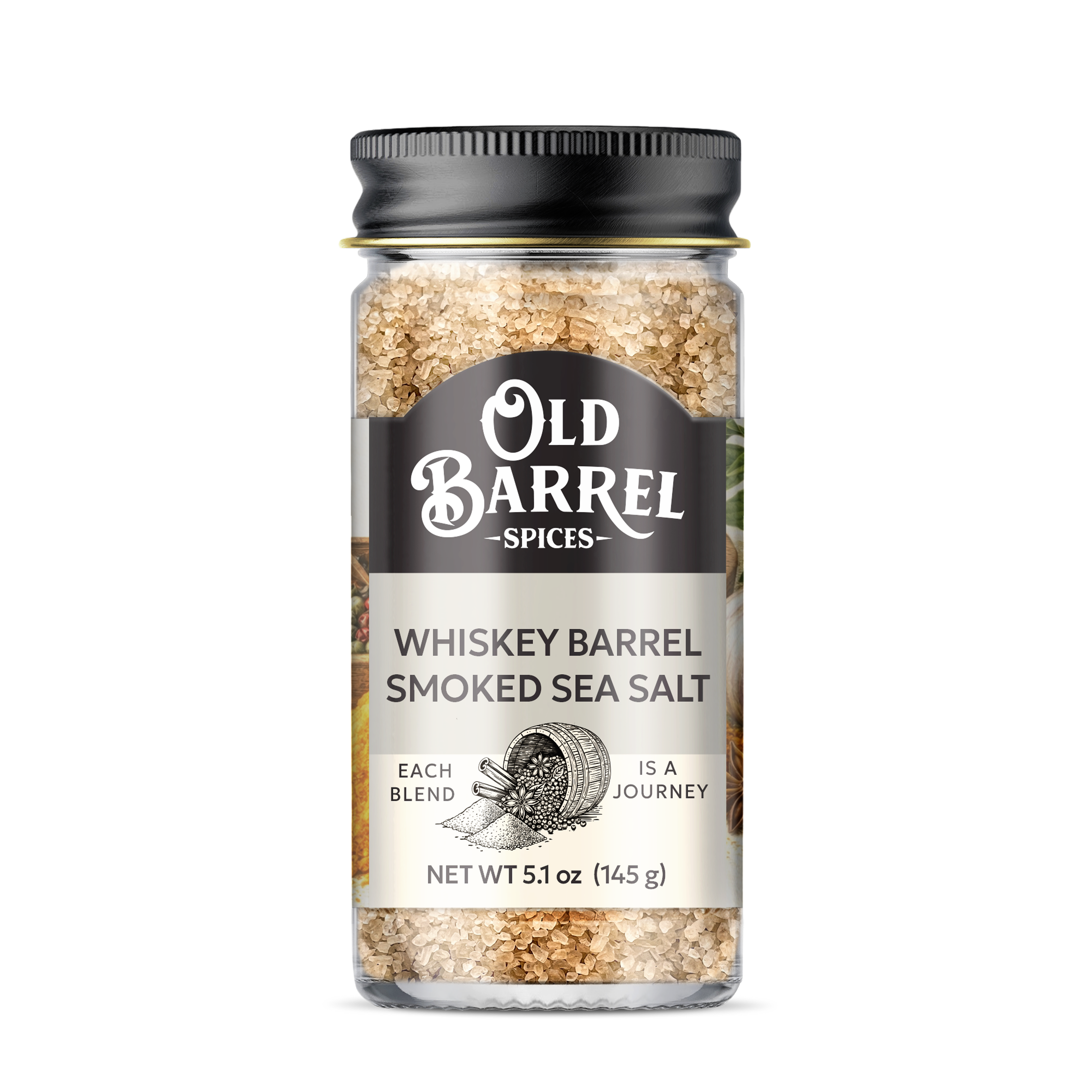 Whiskey Barrel Smoked Sea Salt