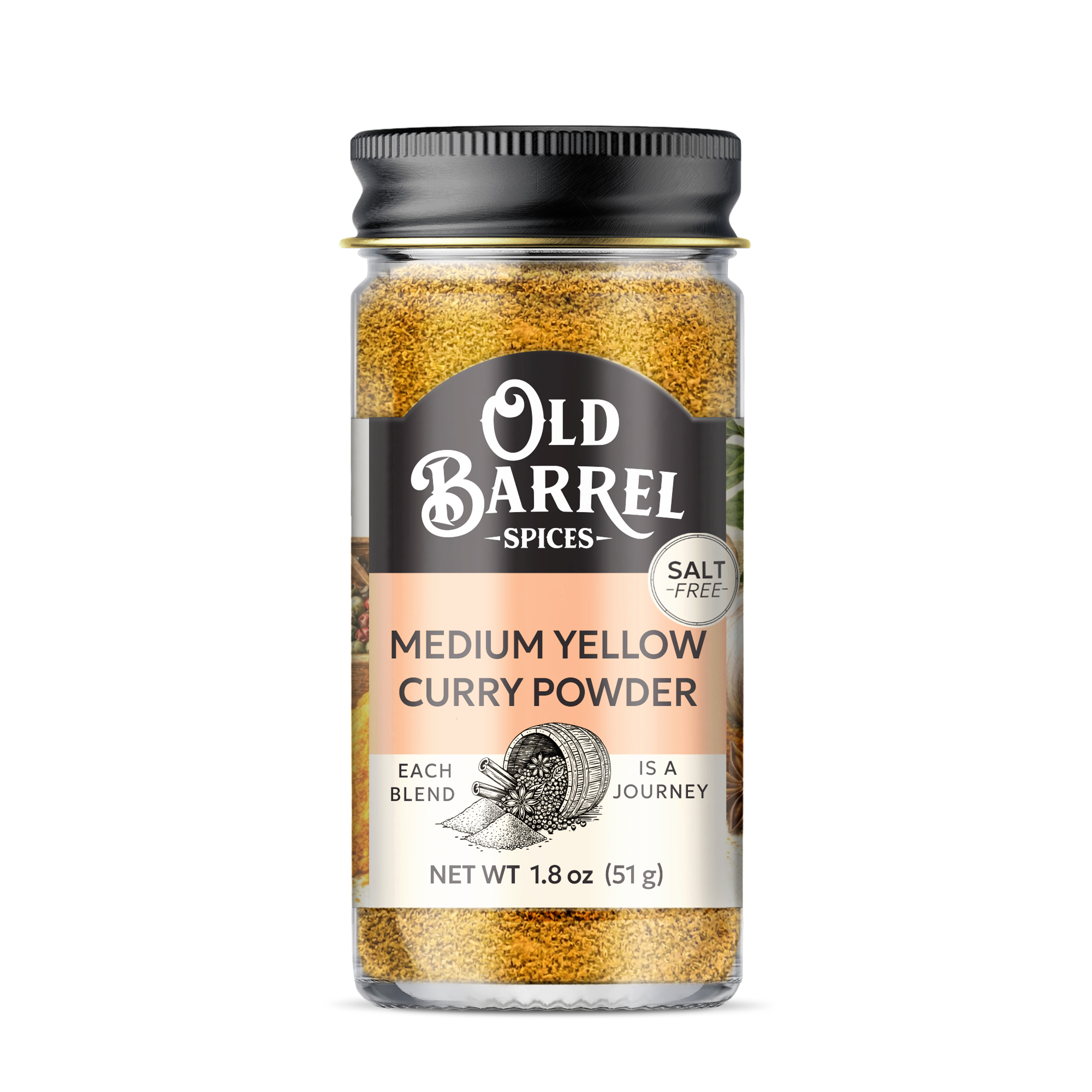 Medium Yellow Curry Powder (Salt-Free)