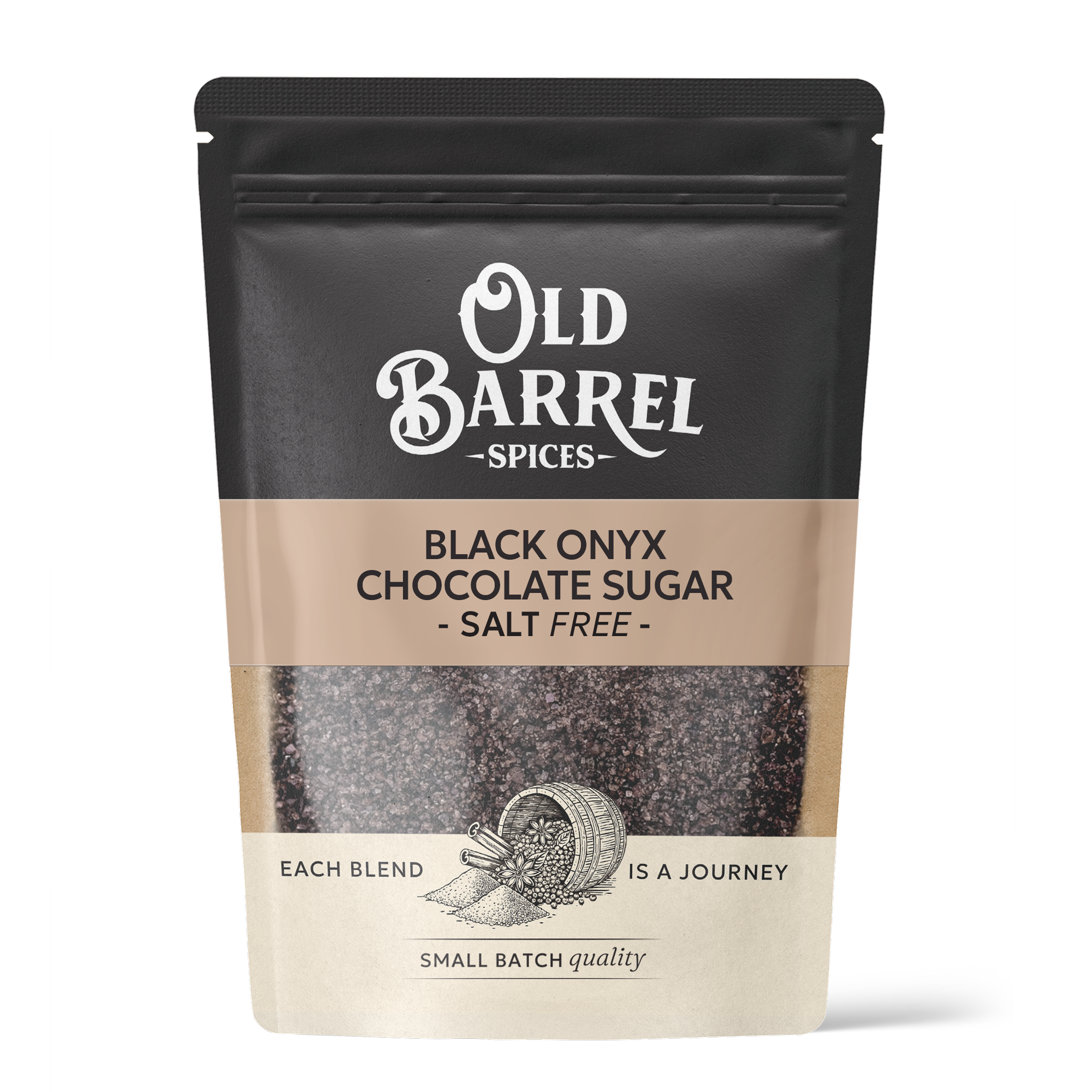Black Onyx Chocolate Sugar (Salt-Free)