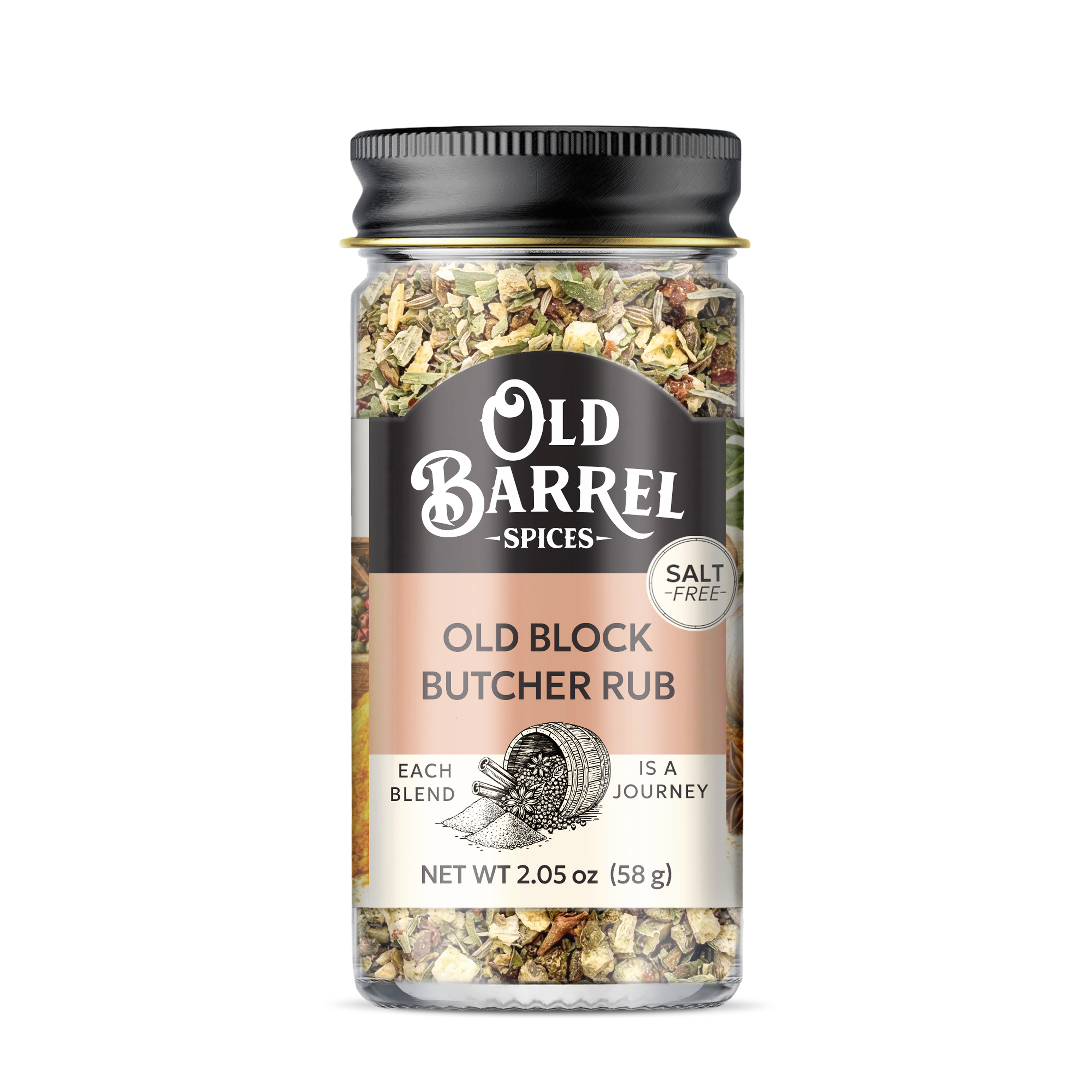 Old Block Butcher's  Rub (salt free)