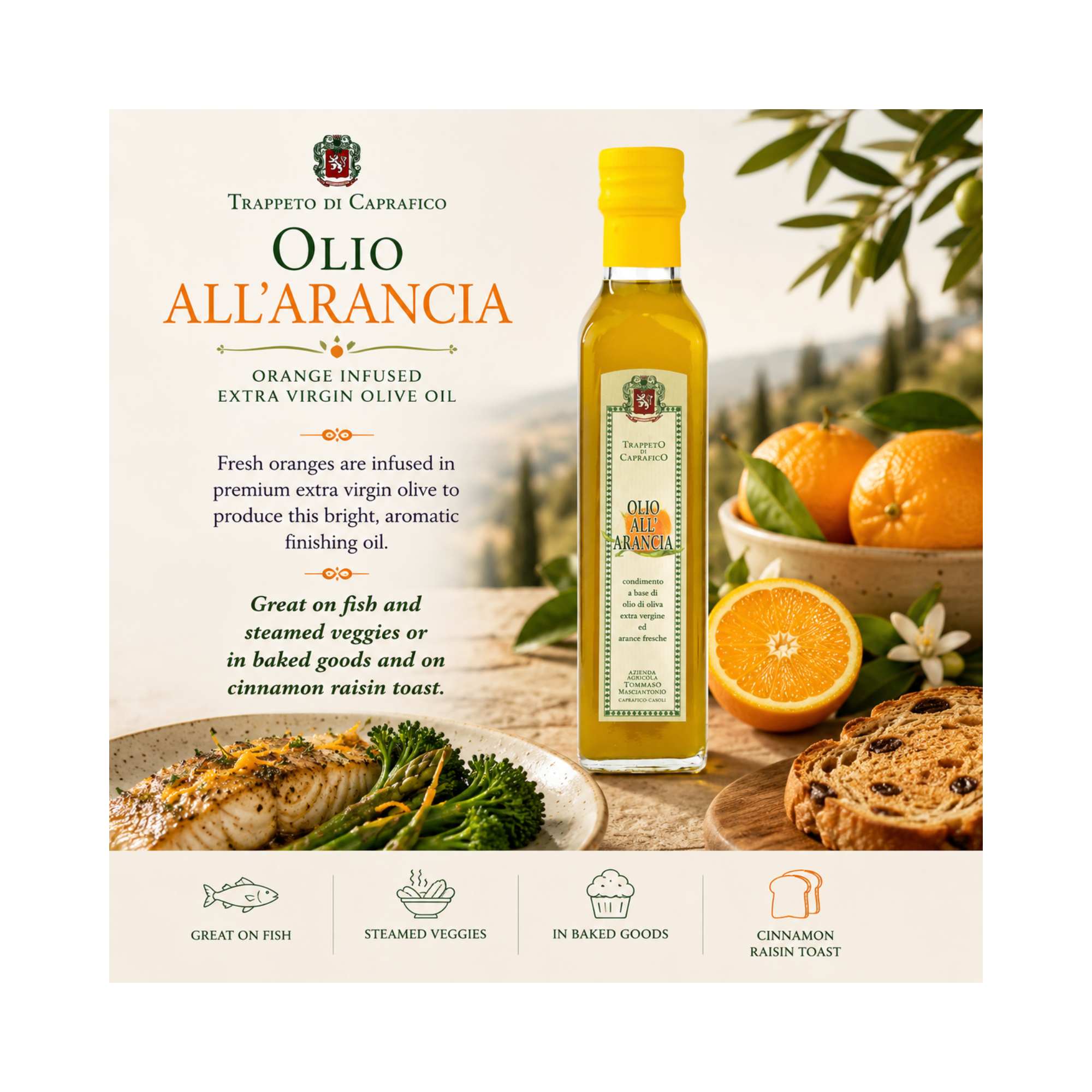 Arancia (Orange) Flavored 1/4L Bottle Secondary image