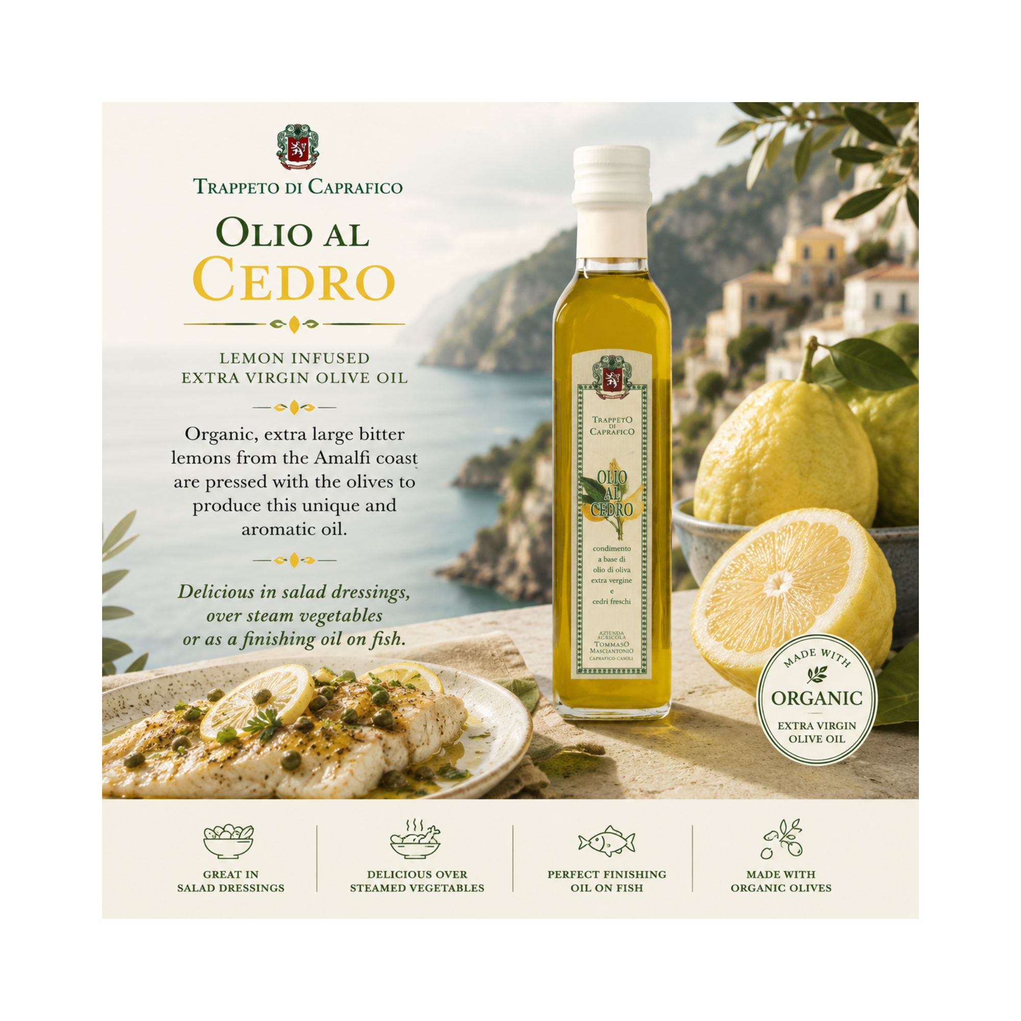 Cedro (Citrus) Flavored 1/4L Bottle
