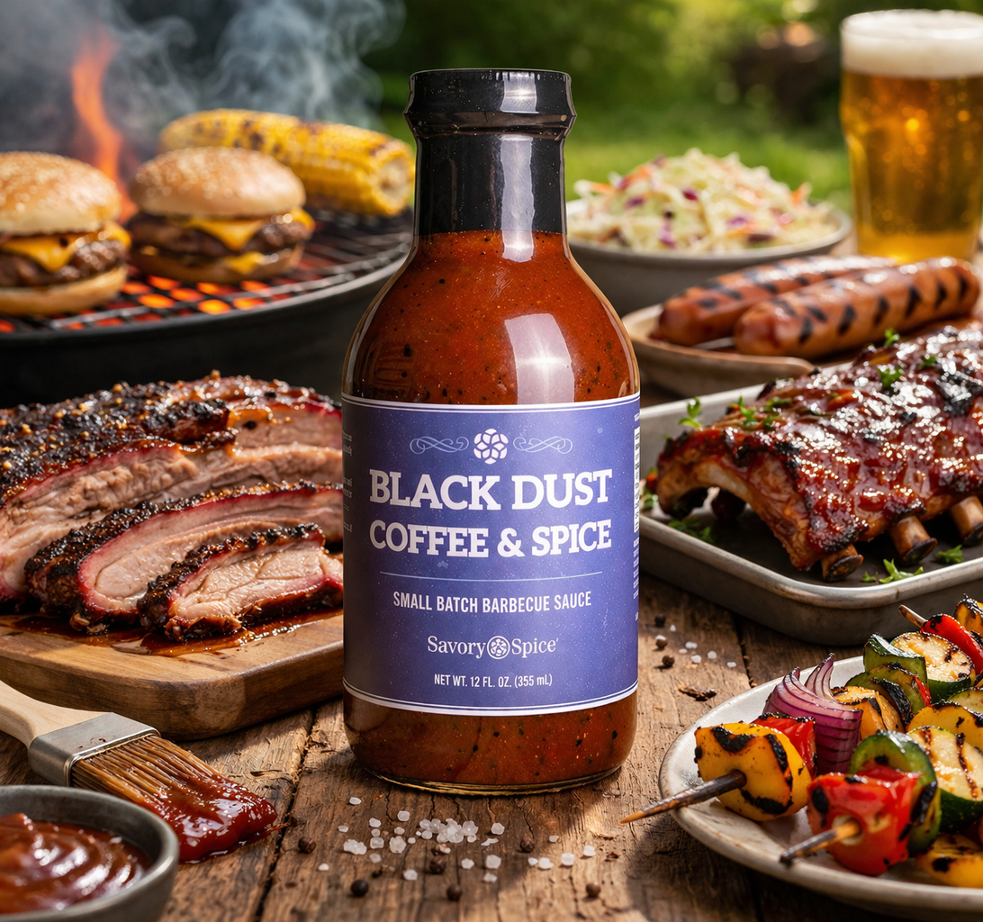 Black Dust Coffee & Spice Barbecue Sauce - by Savory Spice