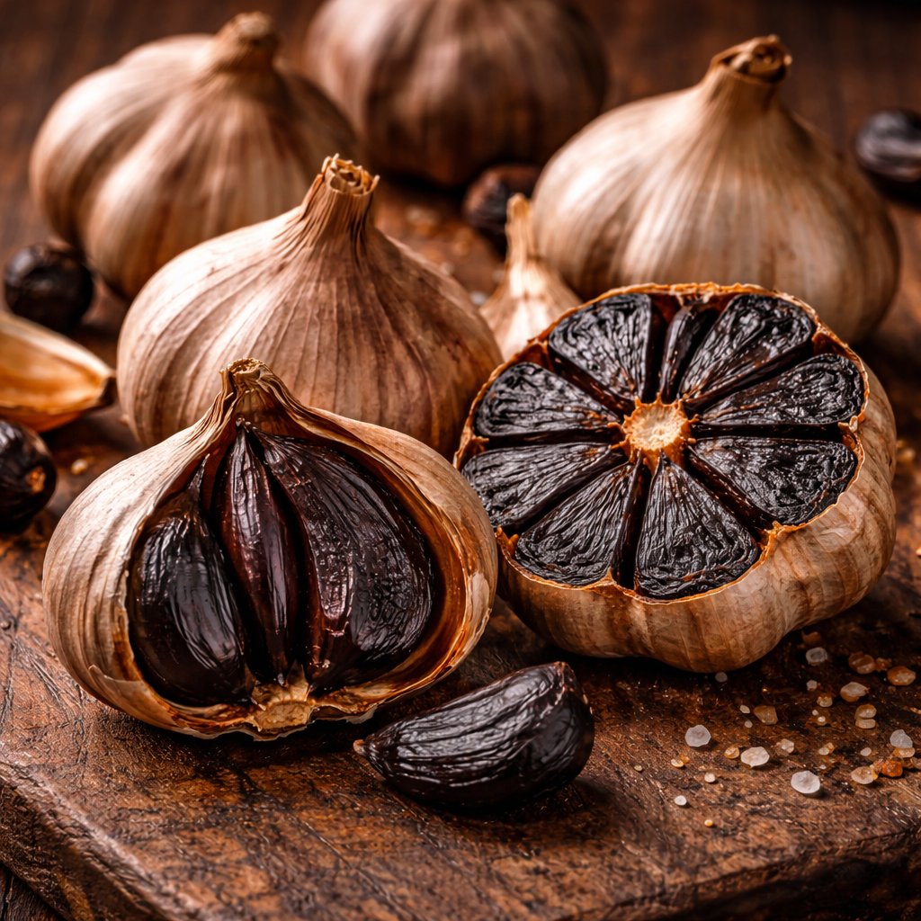 Black Garlic Bulbs Secondary image