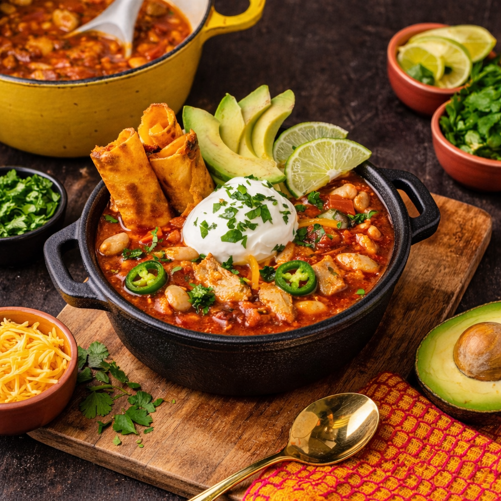 Chicken Enchilada Chili - Spice & Easy by Savory Spice