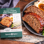 Seven Onion BBQ Meatloaf - Spice & Easy by Savory Spice