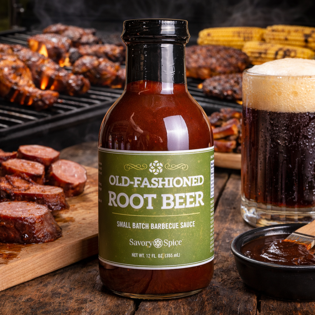 Old-Fashioned Root Beer Barbecue Sauce- by Savory Spice