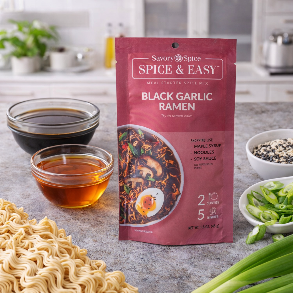Black Garlic Ramen - Spice & Easy by Savory Spice Secondary image