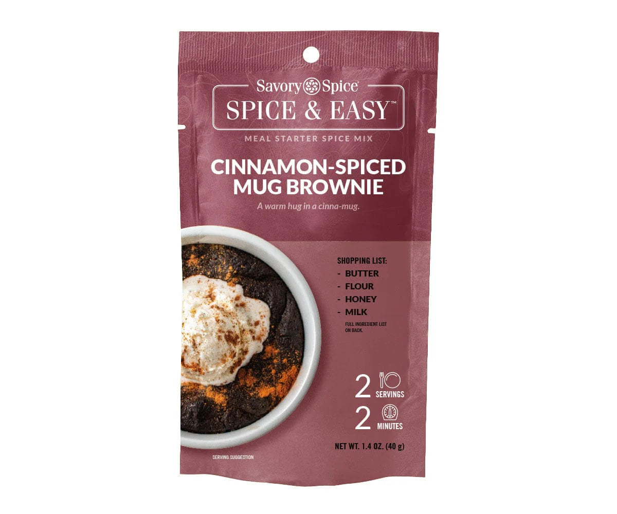 Cinnamon-Spiced Mug Brownie - Spice & Easy by Savory Spice Main image