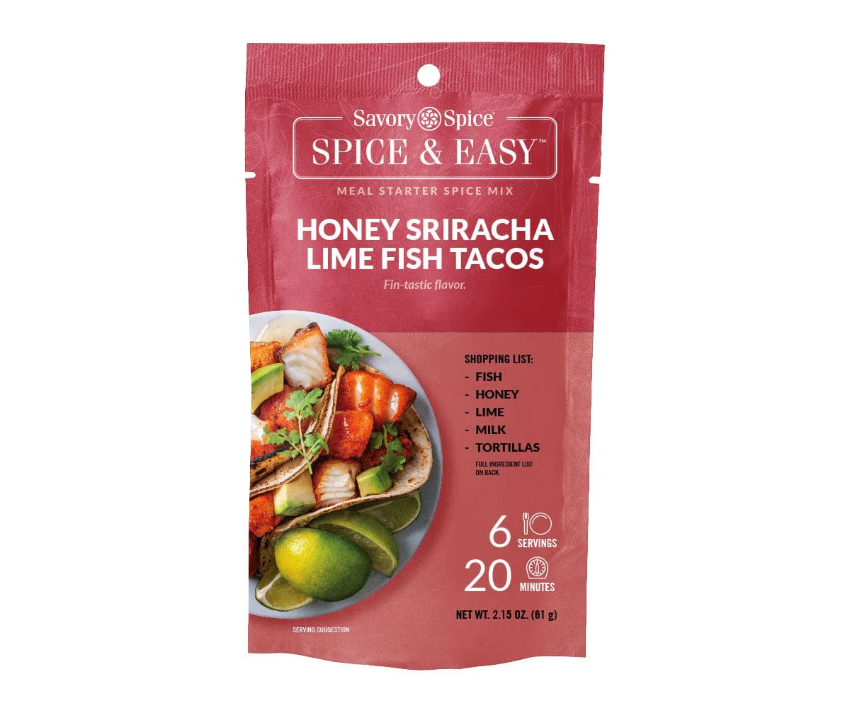 Honey Sriracha Lime Fish Tacos - Spice & Easy by Savory Spice Main image