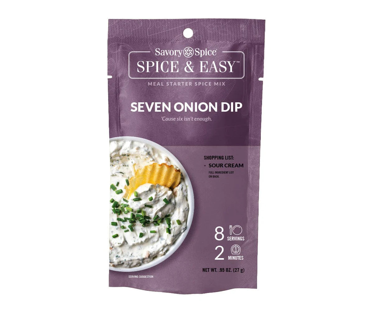 Seven Onion Dip Mix - Spice & Easy by Savory Spice Main image