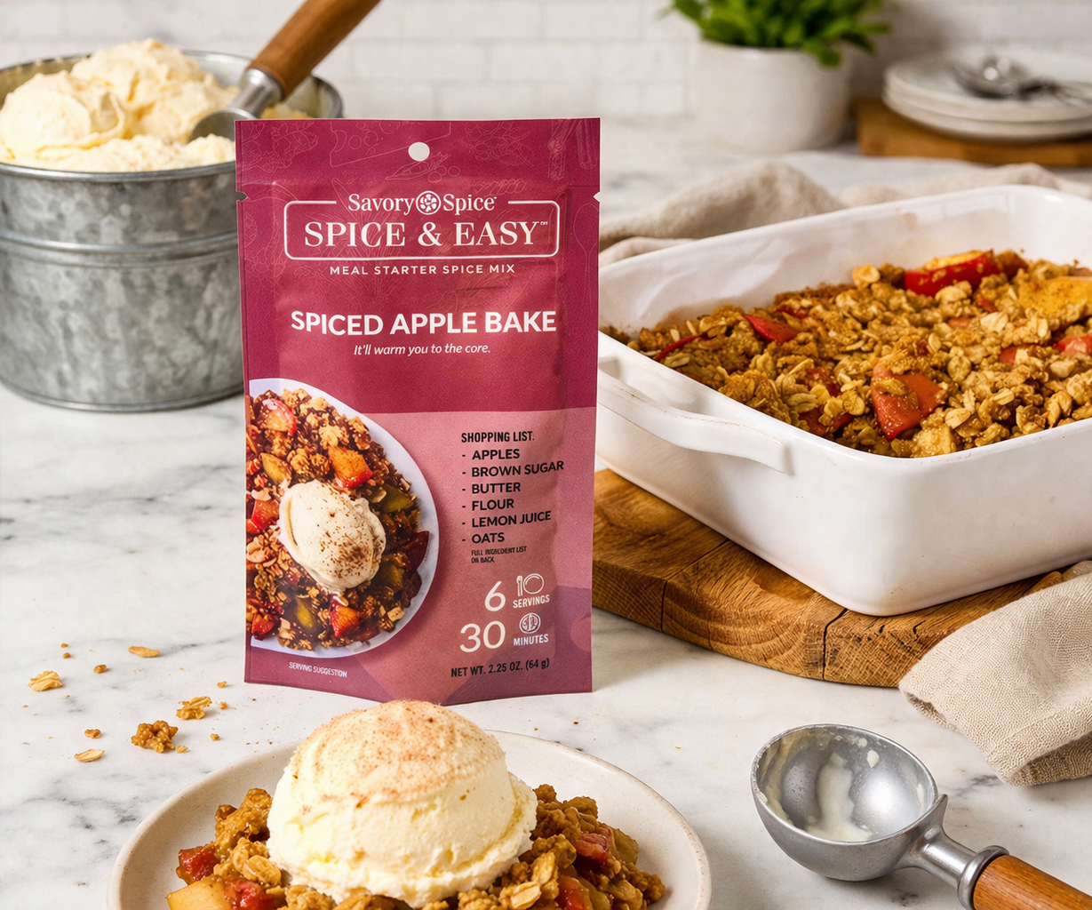 Spiced Apple Bake - Spice & Easy by Savory Spice