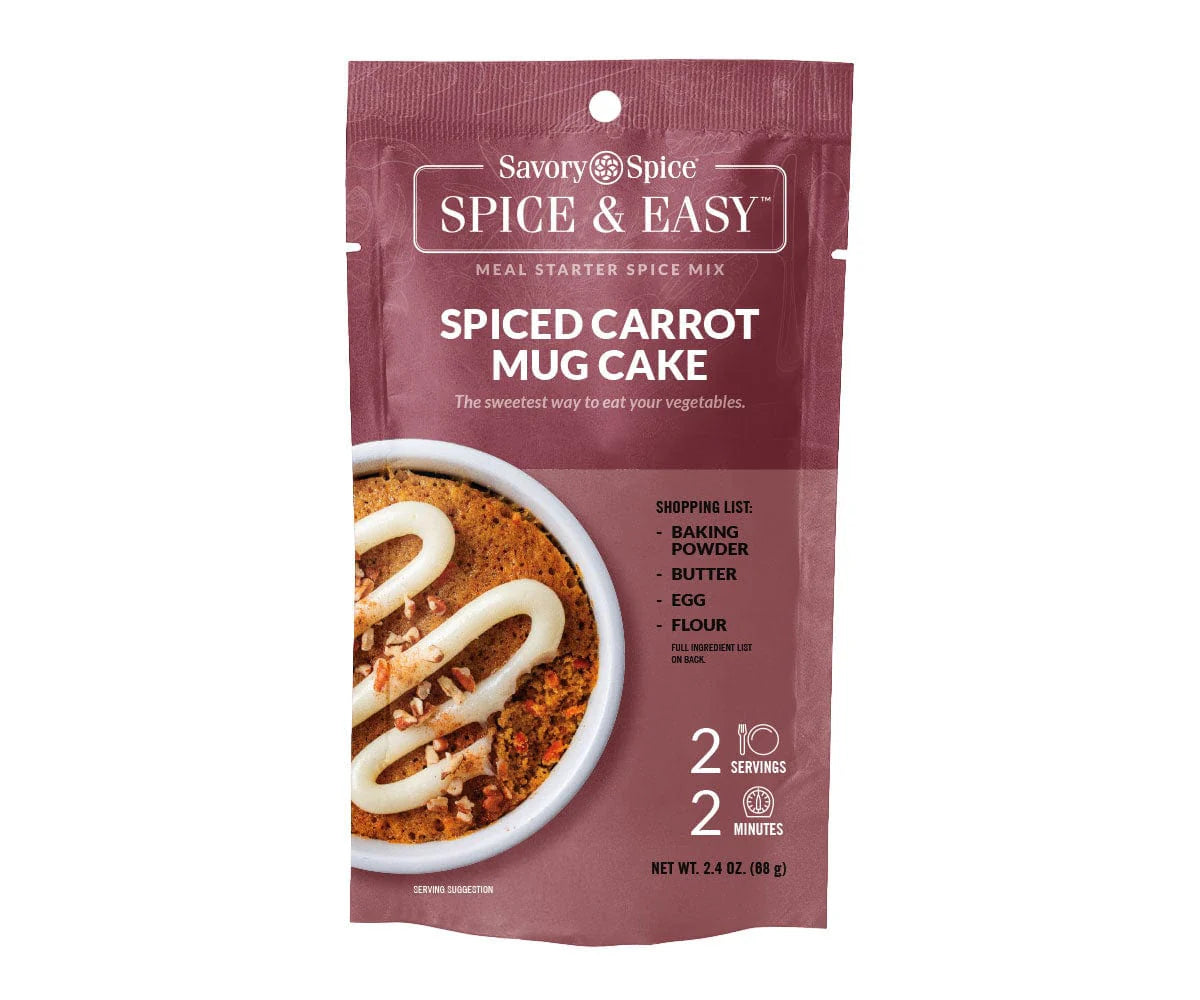 Spiced Carrot Mug Cake - Spice & Easy by Savory Spice Main image