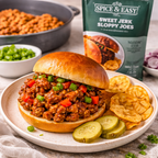 Sweet Jerk Sloppy Joes- Spice & Easy by Savory Spice