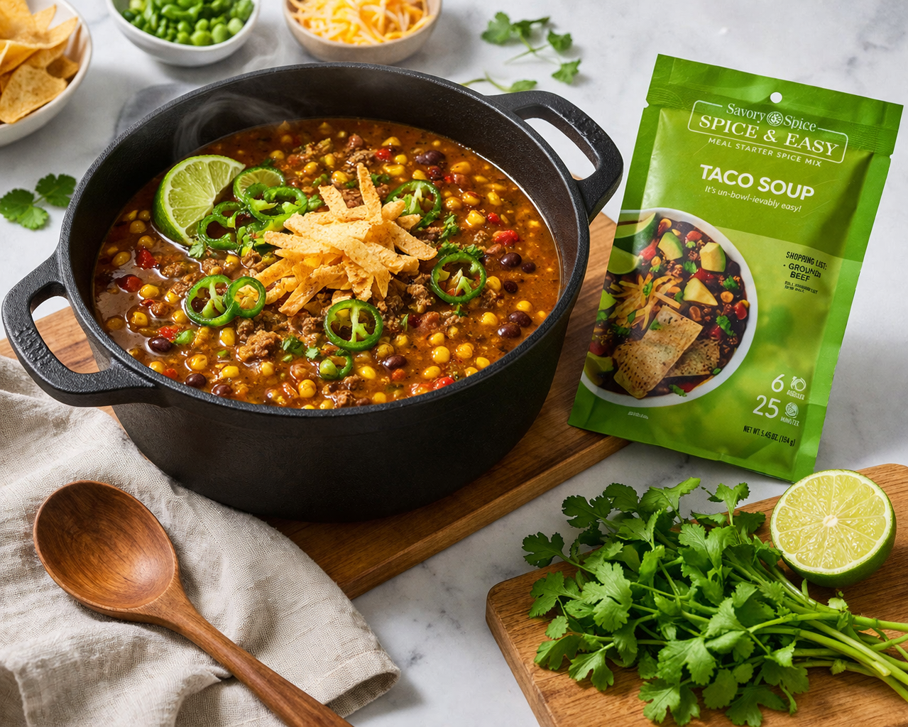 Taco Soup- Spice & Easy by Savory Spice