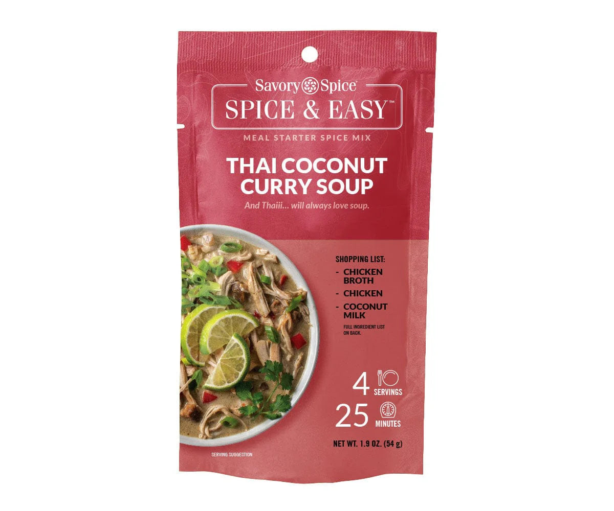 Thai Coconut Curry Soup- Spice & Easy by Savory Spice Main image