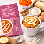 Spiced Carrot Mug Cake - Spice & Easy by Savory Spice